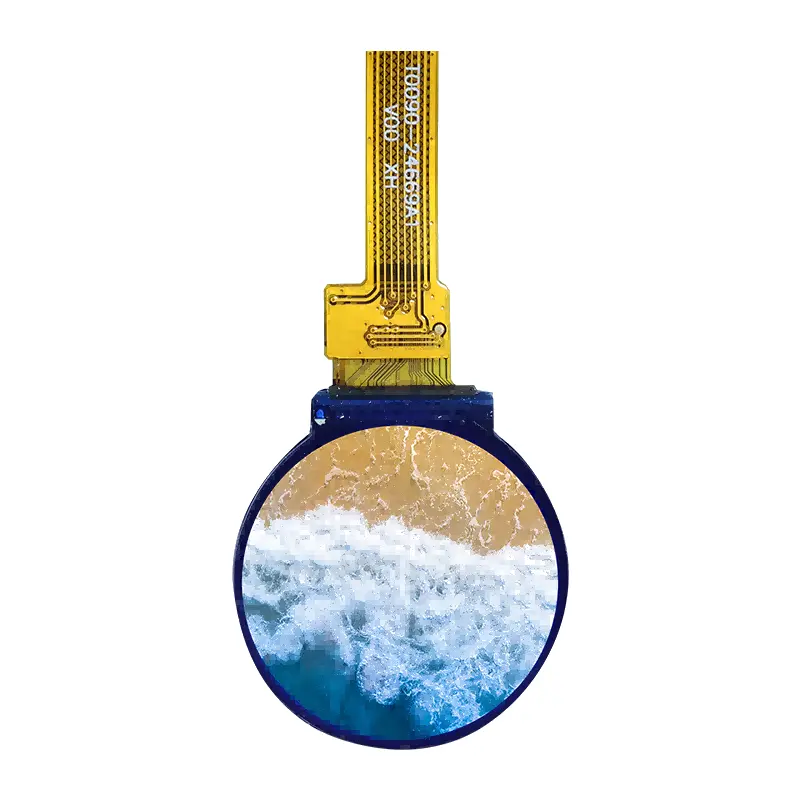 0.90 Inch TFT LCD Display 128(RGB)*128 Module Round  IPS LCD Screen